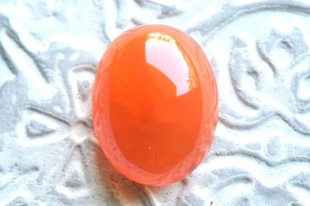 カーネリアン【23】ルース・カボション　（18.5×14.5mm）