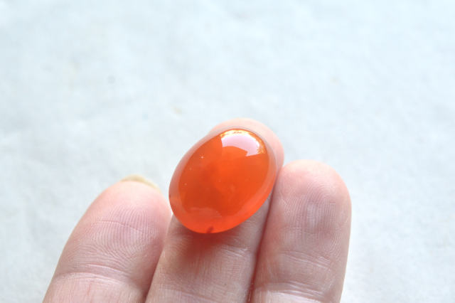 カーネリアン【23】ルース・カボション　（18.5×14.5mm）