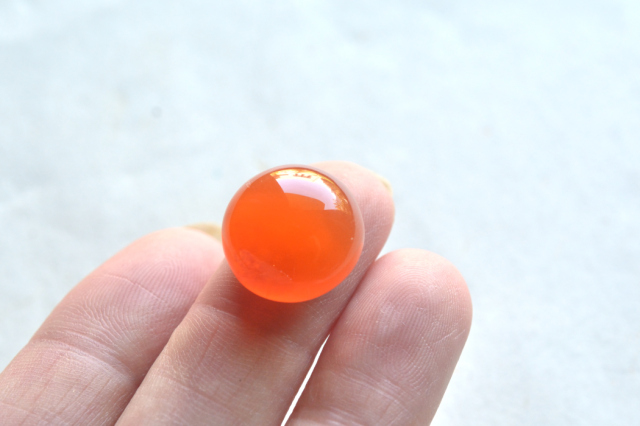 カーネリアン【27】ルース・カボション　（15×15mm）