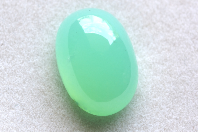 クリソプレーズ（オーストラリア産）【23】ルース・カボション（14×9.5mm）