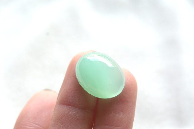 クリソプレーズ（オーストラリア産）【26】ルース・カボション（19.5×15mm）