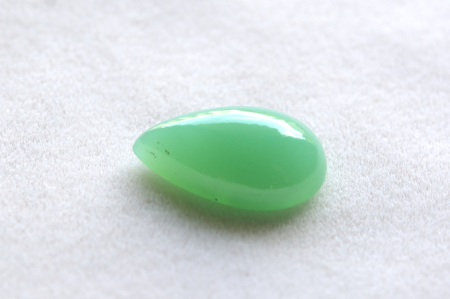 クリソプレーズ（オーストラリア産）【35】ルース・カボション（17×10.5mm）