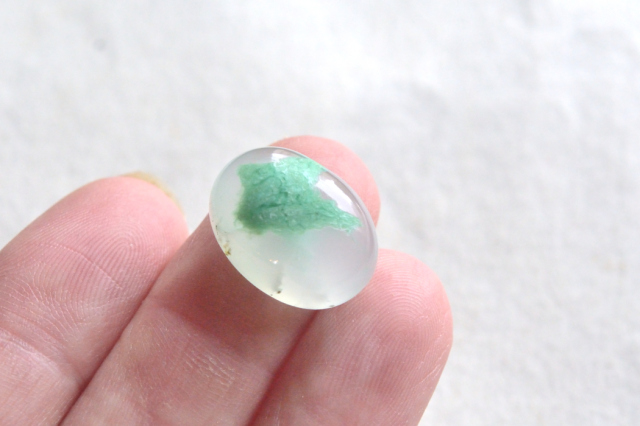 クリソプレーズ【60】ルース・カボション　（16.5×12.5mm）
