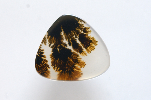 デンドリティックアゲート【24】ルース・カボション　（12.5×12.5mm）