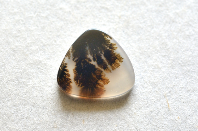 デンドリティックアゲート【24】ルース・カボション　（12.5×12.5mm）