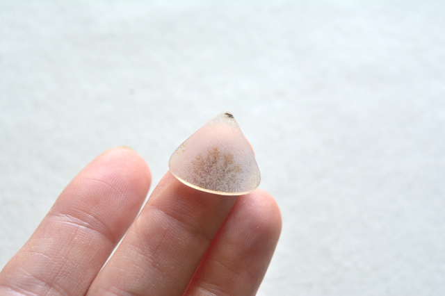 デンドリティックアゲート【25】ルース・カボション　（17.5×18mm）