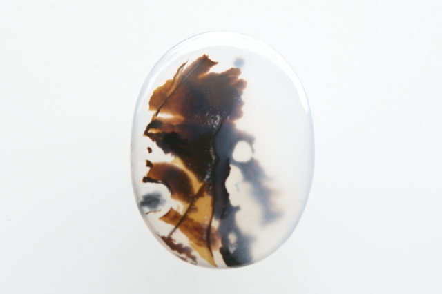 デンドリティックアゲート【41】天然石ルース・カボション　（22.5×17mm）