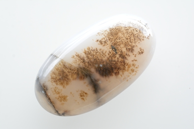 デンドリティックアゲート【44】天然石ルース・カボション　（39.5×22mm）