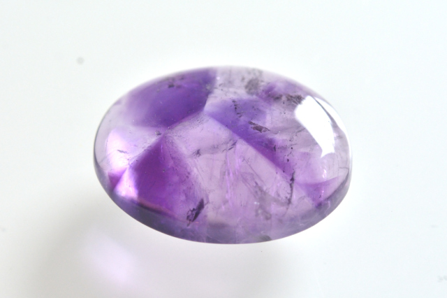 トラピッチェアメジスト（ファントム）【2】ルース・カボション　（22.5×18mm）