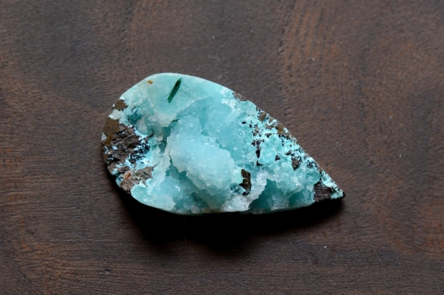 ジェムシリカ・ドゥルージー【10】　天然石ルース・カボション　（29.5×16mm）