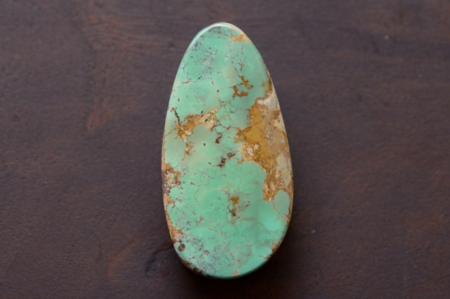 イラン産（ペルシャ）ターコイズ【17】天然石ルース・カボション（30×15mm）