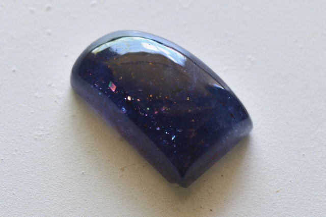 アイオライトサンストーン【39】ルース・カボション（×ｍm）