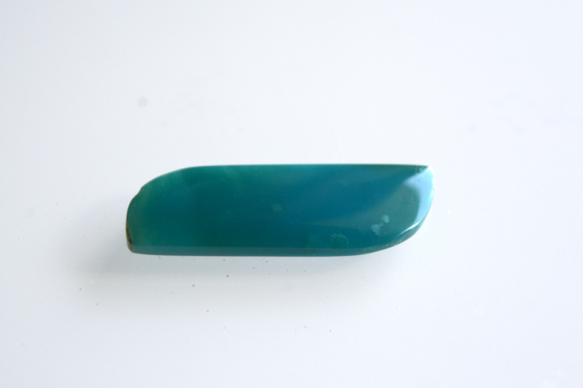 アリゾナ産ジェムシリカ【7】ルース・カボション（29.5×10.5mm）