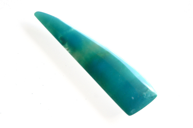 アリゾナ産ジェムシリカ【13】ルース・カボション（35.5×9.5mm）