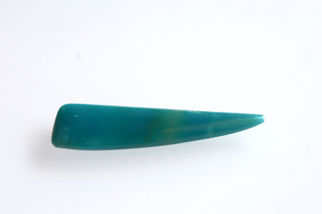 アリゾナ産ジェムシリカ【13】ルース・カボション（35.5×9.5mm）