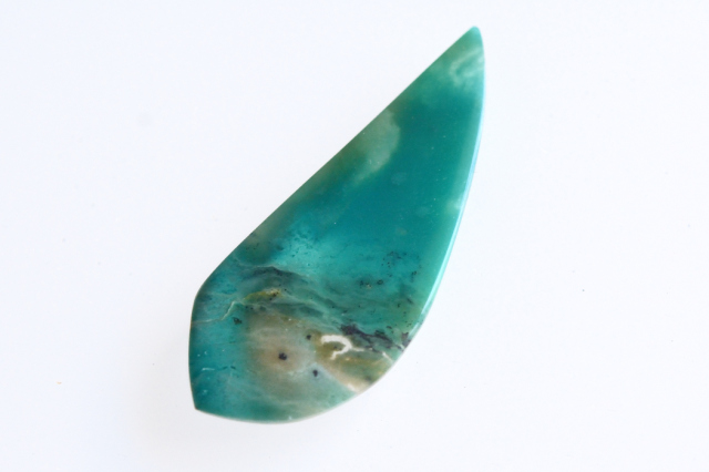 アリゾナ産ジェムシリカ【14】ルース・カボション（34×14.5mm）