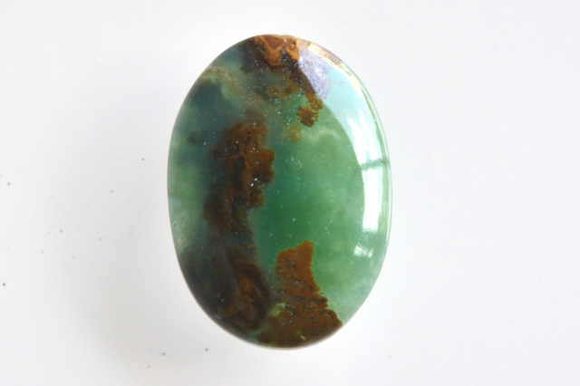 アリゾナ産ジェムシリカ【15】ルース・カボション（16×11.5mm）