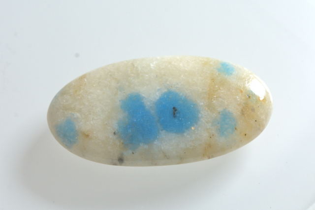 K2アズライトシリカ【32】ルース・カボション　（47.5×24.5mm）