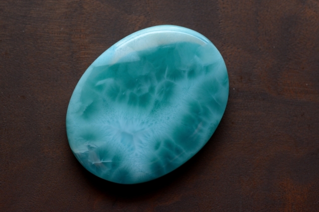 ラリマー　【1】天然石ルース・カボション（42×33mm）