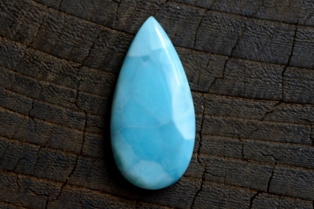 ラリマー　【6】　天然石ルース　（40×20mm）