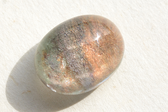 ガーデンクォーツ【29】　ルース・カボション（22.5×17.5×11.5mm）