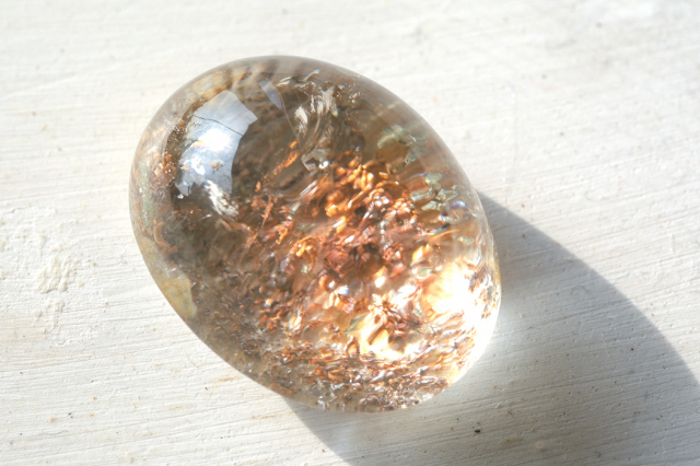 ガーデンクォーツ【31】　ルース・カボション（22×17mm）