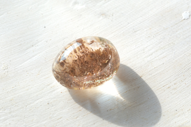 ガーデンクォーツ【31】　ルース・カボション（22×17mm）