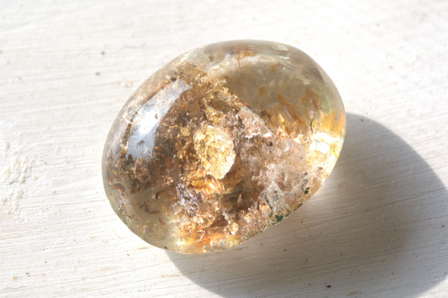 ガーデンクォーツ【36】　ルース・カボション（18.5×14.5mm）