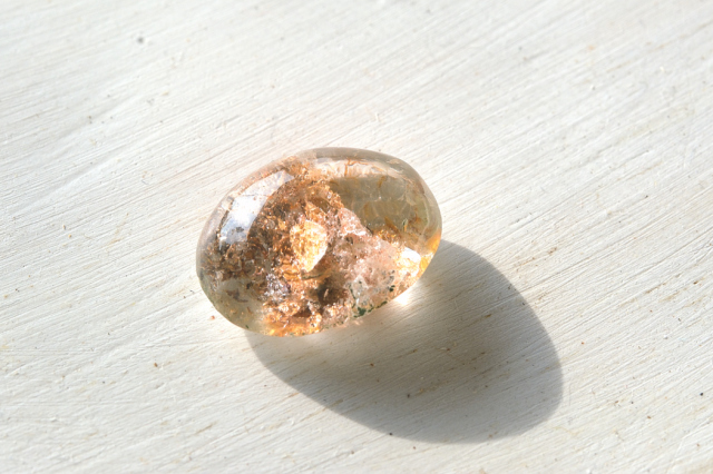 ガーデンクォーツ【36】　ルース・カボション（18.5×14.5mm）