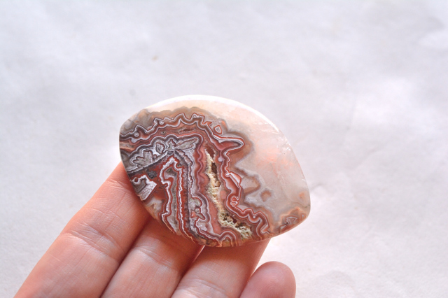 ラグナレースアゲート【10】ルース・カボション（52.5×38mm）