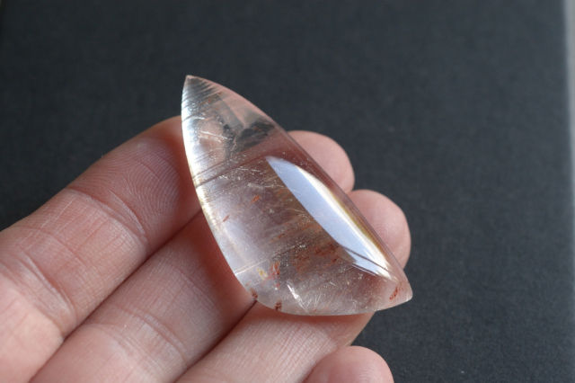 レムリアンシードクリスタル　【5】　ルース・カボション　（43×19.5mm）