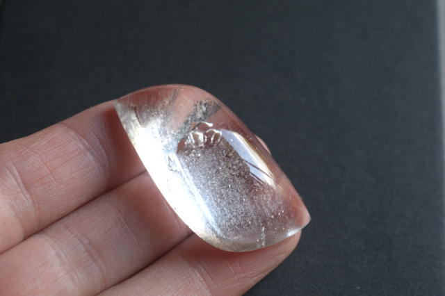 レムリアンシードクリスタル　【7】　ルース・カボション　（39.5×20mm）