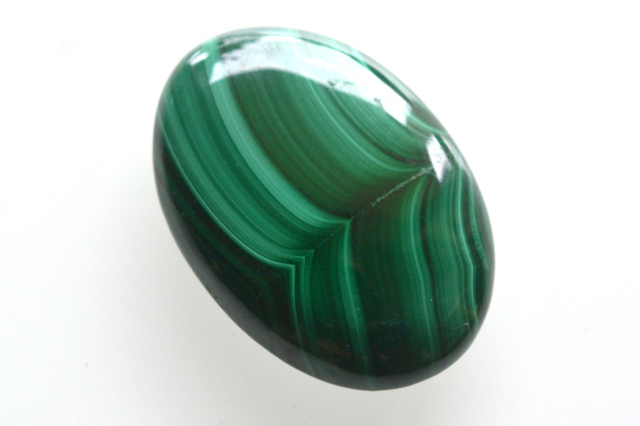 マラカイト【13】ルース・カボション　（31.5×22mm）