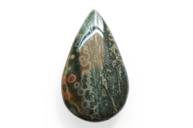 オーシャンジャスパー【23】　天然石ルース・カボション（36×21mm）