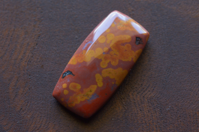 オーシャンジャスパー【52】　ルース・カボション（21×10.5mm）