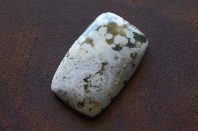 オーシャンジャスパー【53】　ルース・カボション（21×13.5mm）