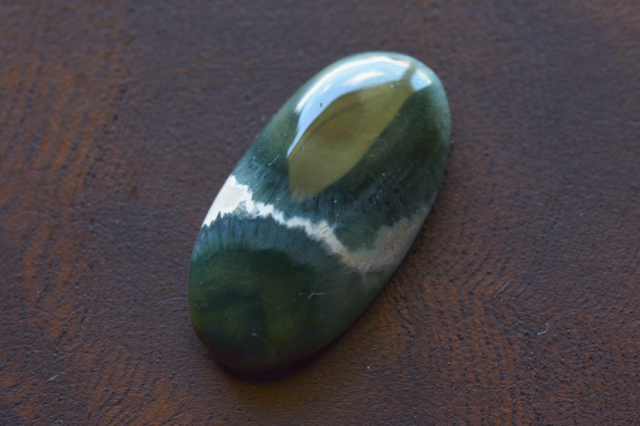 オーシャンジャスパー【55】　ルース・カボション（20.5×11mm）