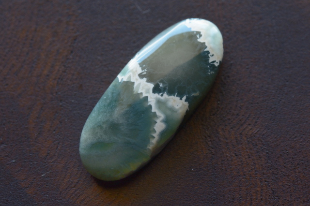 オーシャンジャスパー【65】　ルース・カボション（23.5×9.5mm）