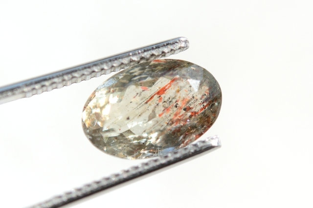 オレゴンサンストーン【10】天然石ルース・カボション　（11×7.5mm）