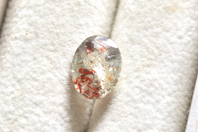 オレゴンサンストーン【23】ルース・カボション　（10×7.5mm）