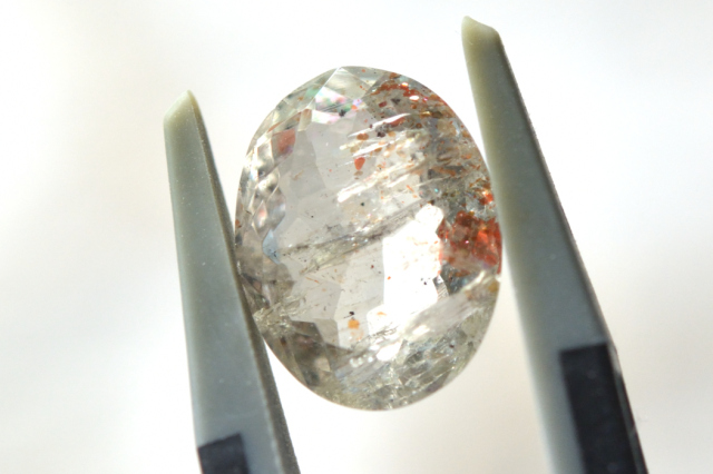 オレゴンサンストーン【27】ルース・カボション　（10.5×8.5mm）