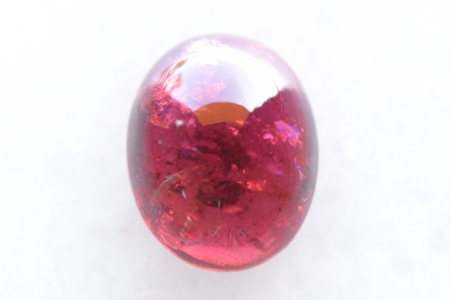 ピンクトルマリン【38】天然石ルース・カボション（14×11mm）