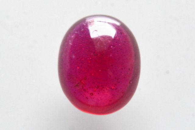 ルビー【14】天然石ルース・カボション（12×10mm）
