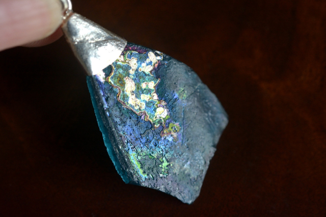 ローマングラス（穴あき）【34】（38×20mm）