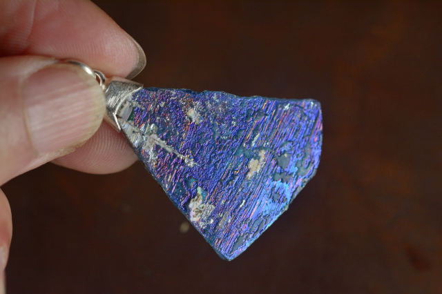 ローマングラス（穴あき）【36】（32×26.5mm）