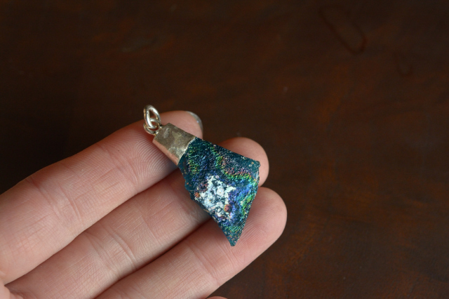 ローマングラス（穴あき）【37】（31×17.7mm）
