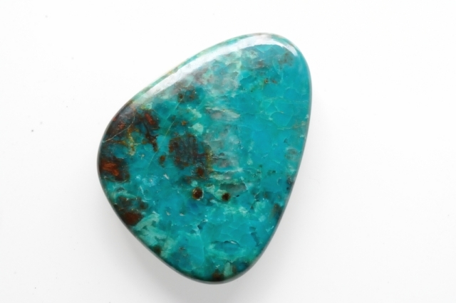 クリソコラ　【10】天然石ルース　（42.5×34.5mm）