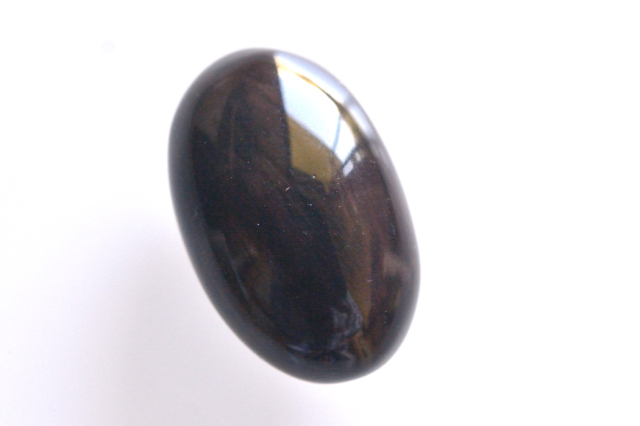 オブシディアン【2】ルース・カボション（18.5×12mm）