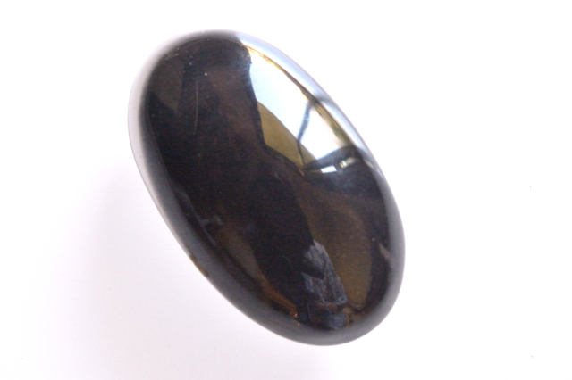 オブシディアン【4】ルース・カボション（31×18.5mm）