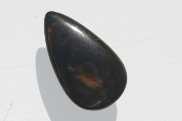 オブシディアン【9】ルース・カボション（22×12.5mm）